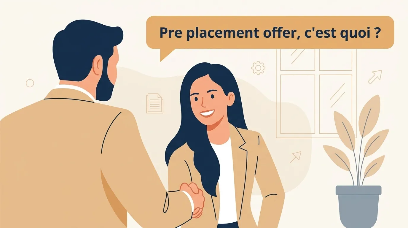 Pre placement offer : emploi avant la fin des études
