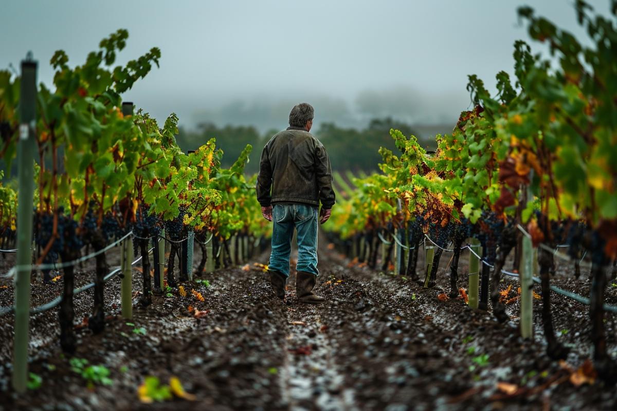 Mildiou précoce inquiète viticulteurs à Bordeaux : 