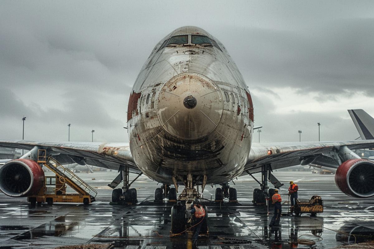 Boeing face à des couacs : Avions fin de vie et conditions critiques