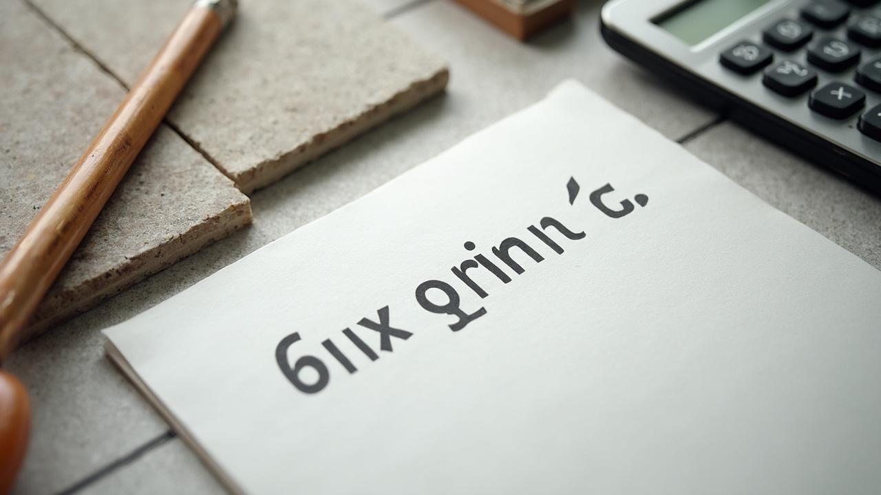 Calcul de la quantité de joint nécessaire par m² de carrelage : guide pratique et astuces