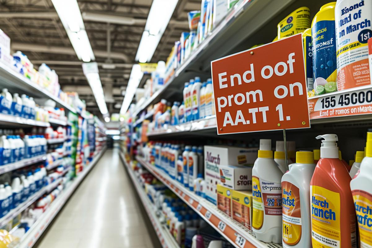 Fin des promos hygiène le 1er mars : impacts de la loi Descrozaille en magasin