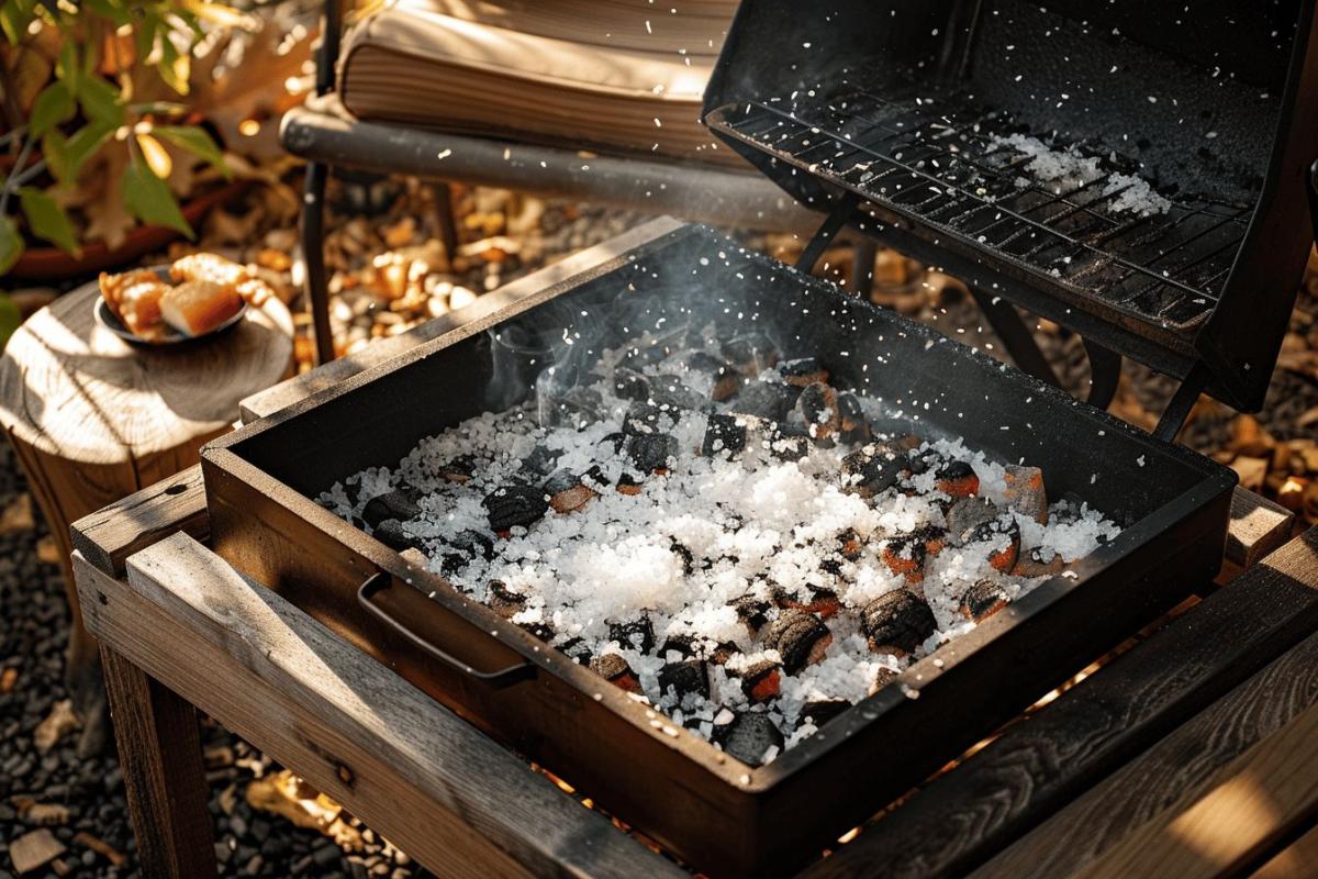 Pourquoi faut-il jeter du sel sur les charbons du barbecue et à quoi ça sert ?